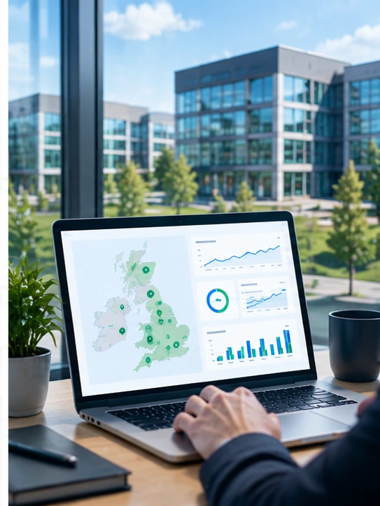 Connected air quality and CO2 monitoring across multiple commercial facilities