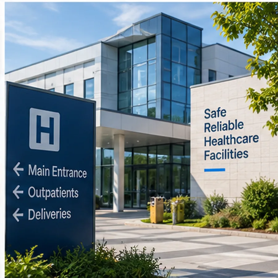 Hospital estates facilities management across a modern healthcare facility