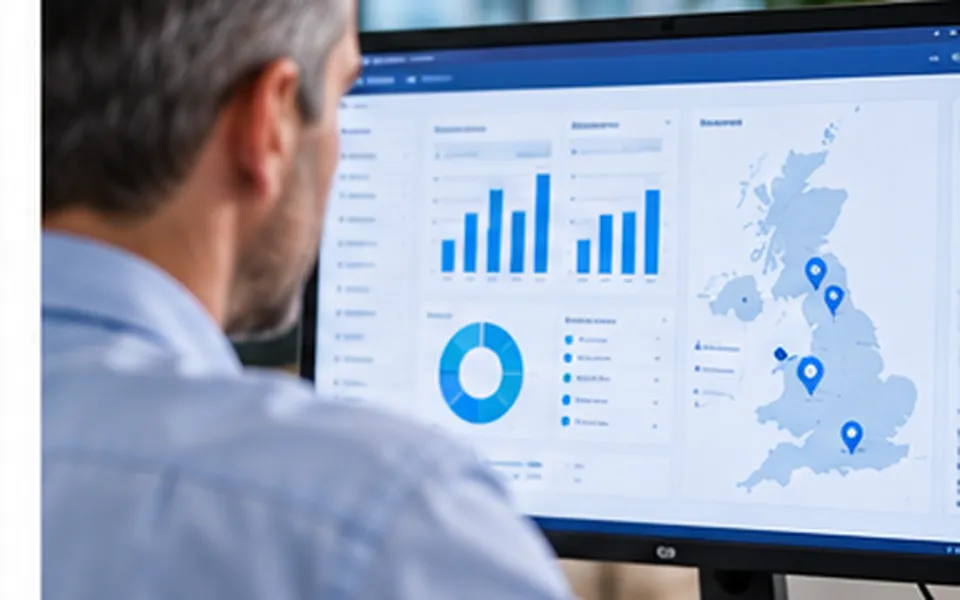 HVAC service reporting and maintenance dashboard