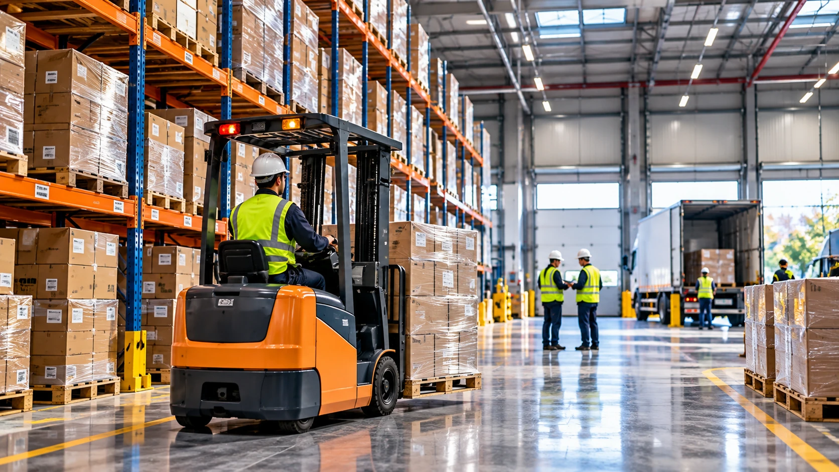 Manufacturing and logistics warehouse facilities environment