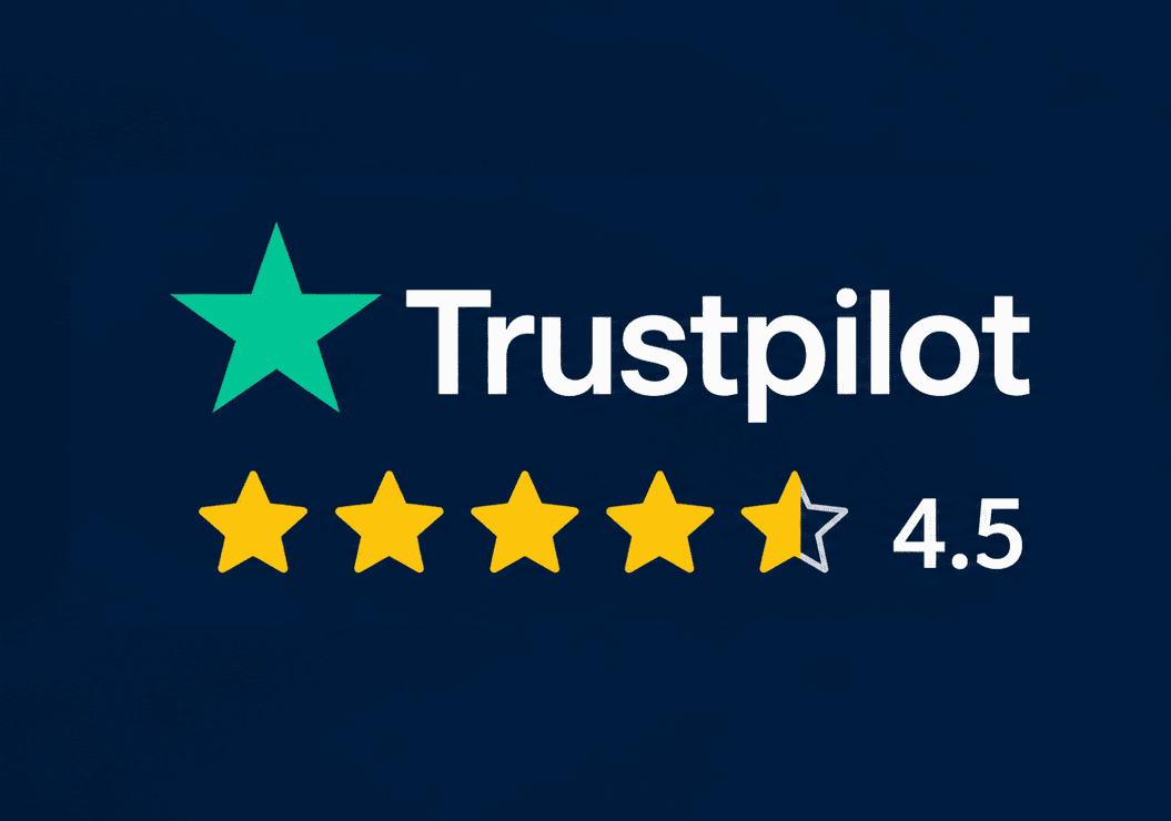 Trustpilot 4.5 rating artwork